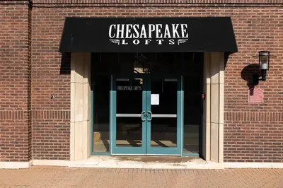 a brick building with a sign that reads chicago break laboratories at Marlin at the Lake - Downtown Sandusky in Sandusky