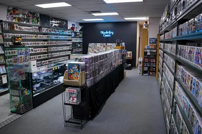 a store aisle of a video game store at The Baker The Archive Lofts in Marion