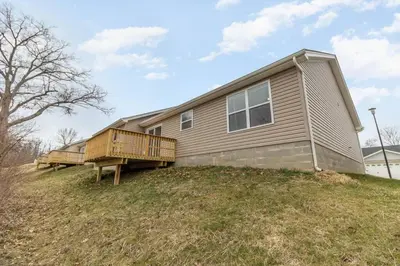 a house on the top of a hill at Beautiful NEW Home among the Nook in Hamilton, OH in Hamilton