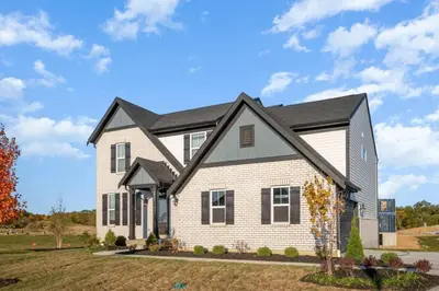 a house with a black roof at Cul de sac home in Family friendly community in Maineville