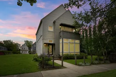 a house with a gambrel roof at Luxuary Tremont Home - Movie Room, Pet & Baby Friendly in Cleveland