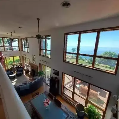 Lakeside resort home. Sunsets