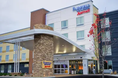 a rendering of the front of a hotel at Fairfield Inn and Suites Canton South in Canton