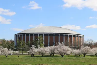 a large building with a dome in a field with trees at Athens city townhouse, 3 bedroom, 2.5 baths, Wi-Fi in Athens