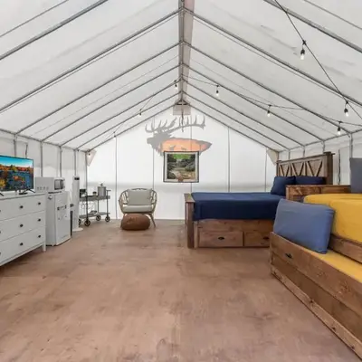 Red River Elusive Elk Glamping Tent 1