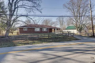 a small house on the side of a road at Pet-Friendly Union Home about 19 Mi to Cincinnati! in Union