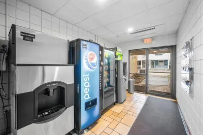 a row of vending machines in a building at The Fountain Inn in Lakeside