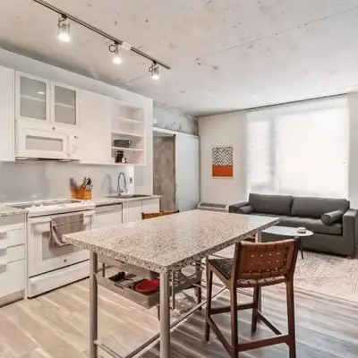 Sleek downtown Cleveland apartment