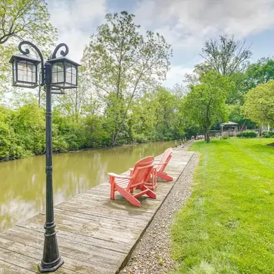 Thornville Home with Boat Dock On the Lake!