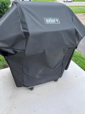 a black cover on top of a trailer at Modern 2BR Gem Steps to The Greene UD & WPAFB in Kettering