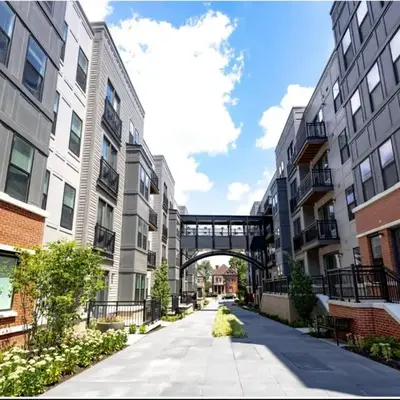 Stylish apartments near shops and entertainment