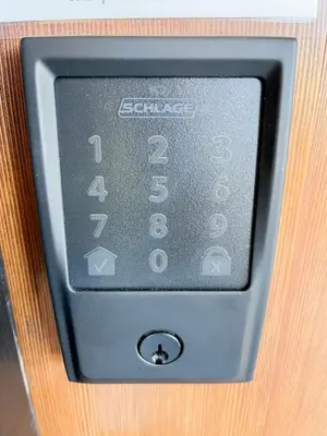 a close up of a remote control in an oven at 4BR-Beautiful Historic Home in Millersburg