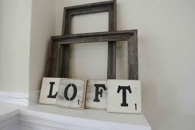 a mirror on a shelf with the words lo fi at The Loft Downtown in Chillicothe
