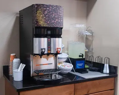a coffee maker sitting on top of a counter at Comfort Inn & Suites Caldwell in Caldwell