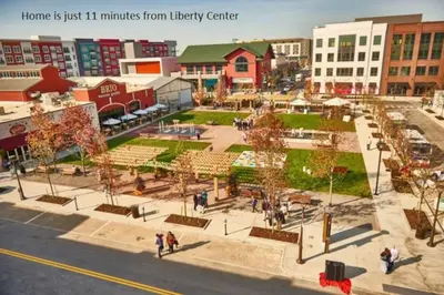 a rendering of a park in a city at Dimmick Cozy Retreat 3 Bed 1 Bath - Sleeps 6 in Gano