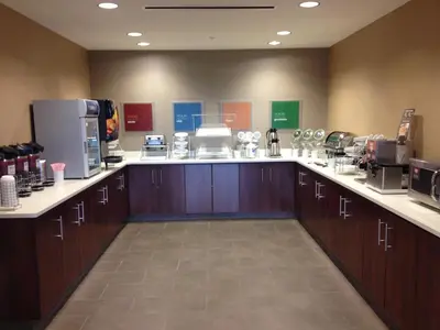 a large room with aasteryasteryasteryasteryasteryasteryasteryasteryasteryasteryastery at Comfort Suites-Youngstown North in Youngstown