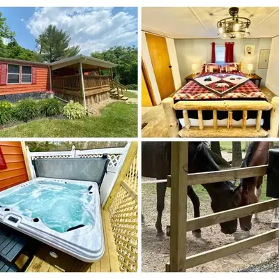 2 Bedroom Logan Ohio Hot Tub