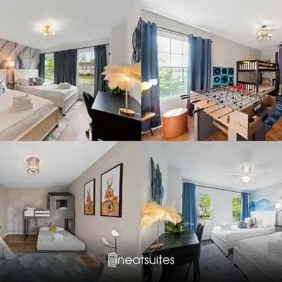 4 apartments 10 bedrooms - 2 and a half Miles from Ark
