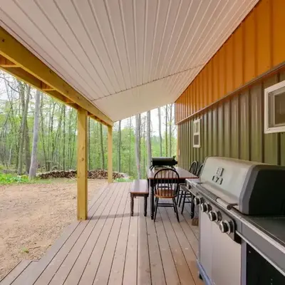 1 Mi to Mohican River Wooded Retreat with Trails!