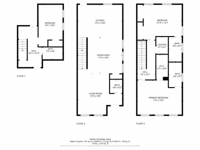 a floor plan of a house at Cincy Comfort Retreat in Cincinnati