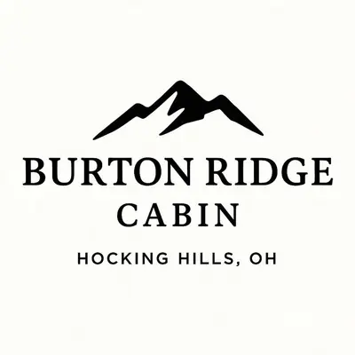 a logo for the burnon ridge cabin at Burton Ridge Cabin in South Bloomingville