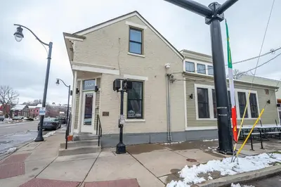 a building on the corner of a street at The LUXE Spot 1 in Covington