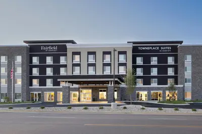 a rendering of the front of a hotel at Fairfield Inn & Suites Dayton Beavercreek in Beavercreek