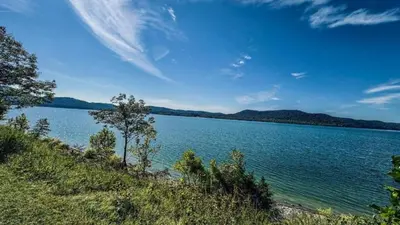 a view of a large body of water at Gorgeous Secluded Cabin with Hiking Trails Near in Frenchburg, Kentucky in Frenchburg