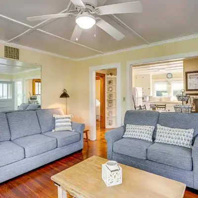 Walk to Private Beach Lake Erie Retreat with Yard!