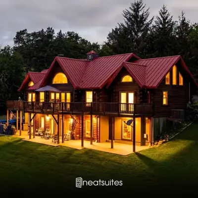Lakeside Log Home