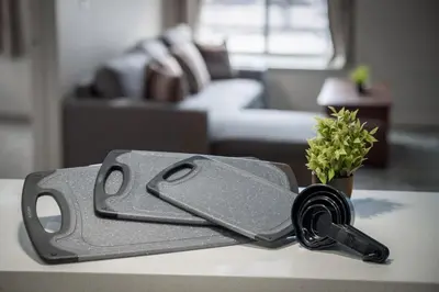 a spatula sitting on top of a table at Cozy 2BR Getaway, King Bed, Free Parking in Cleveland
