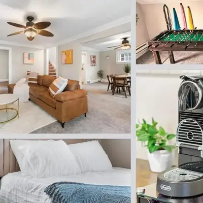 Spacious Home Near Hospitals with Office & Game Room