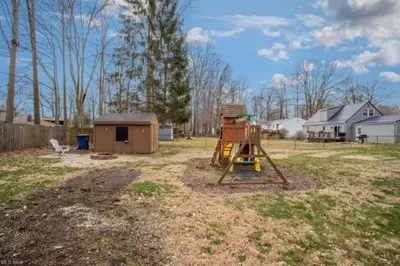 a playground with a slide in a yard at 3 BDR - Your Perfect Getaway! in Warren