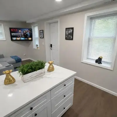 Brand new first floor studio in quiet neighborhood