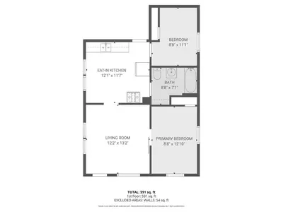 a floor plan of a house at Tremont Vibes in Cleveland