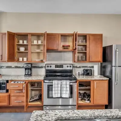 Modern Condo w/ Cathedral Views in Great Location