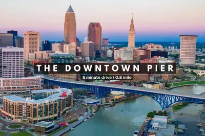 a view of the downtown pittsburgh skyline at Luxury High-Rise • 18th Floor Condo • Parking $ in Cleveland