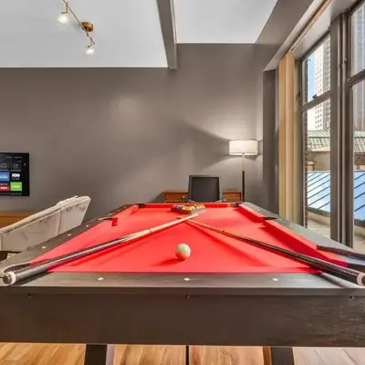 Playhouse Square Flat • Pool Table