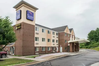 a rendering of the exterior of a hotel at MainStay Suites Pittsburgh Airport in Imperial