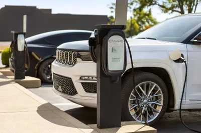 a car is plugged into a parking meter at Holiday Inn Columbus-Hilliard by IHG in New Rome