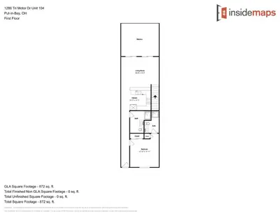 a floor plan of the proposed apartment building at Put-in-Bay Waterfront Condo #104 in Put-in-Bay