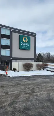 a quikery building with a sign on it at Quality Inn Dayton Airport in Englewood