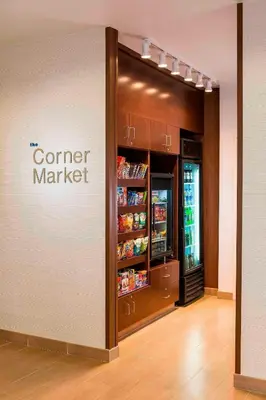 a store entrance with a corner market refrigerator at Fairfield Inn & Suites Mansfield Ontario in Mansfield