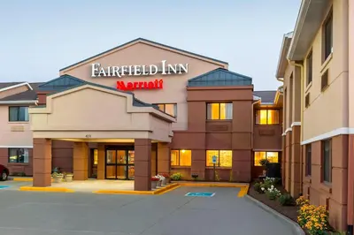 a rendering of an assisted inn marriott building at Fairfield Inn Muncie in Muncie