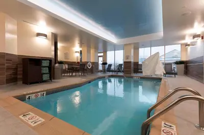 a large swimming pool in a hotel room at Fairfield Inn & Suites by Marriott Chillicothe in Chillicothe