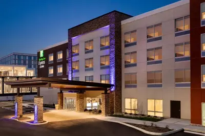 a rendering of the front of the hotel at Holiday Inn Express & Suites - Cincinnati NE - Red Bank Road by IHG in Cincinnati