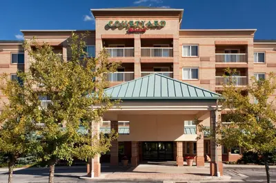 a rendering of the front of a hotel at Courtyard Cleveland Independence in Independence