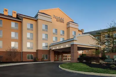 a rendering of a hotel front of a building at Fairfield Inn & Suites Columbus OSU in Columbus