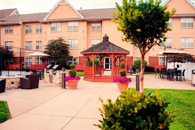 a gazebo in front of a building at Residence Inn Cincinnati Airport in Erlanger
