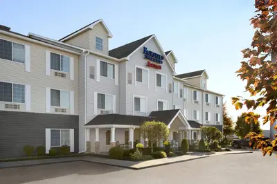 a rendering of the front of a hotel at Fairfield Inn & Suites Wheeling - St. Clairsville, OH in Saint Clairsville